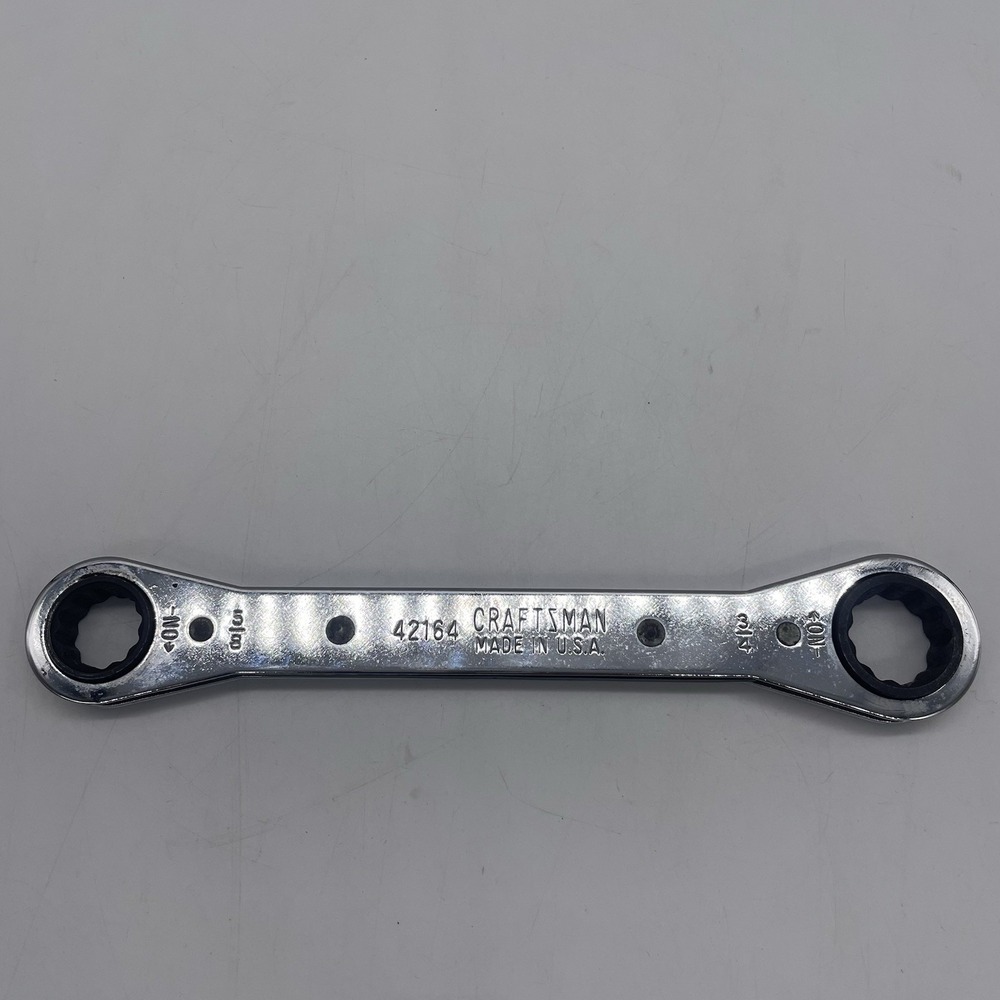 Craftsman 5/8" x 3/4" Ratcheting Box Wrench 42164 Made In USA